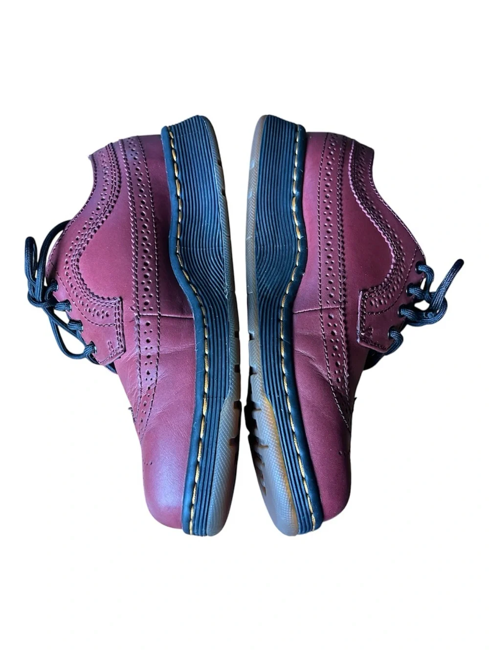 Dr. Martens Gabe Cherry Red Oxford Leather Shoes Men’s Size 5